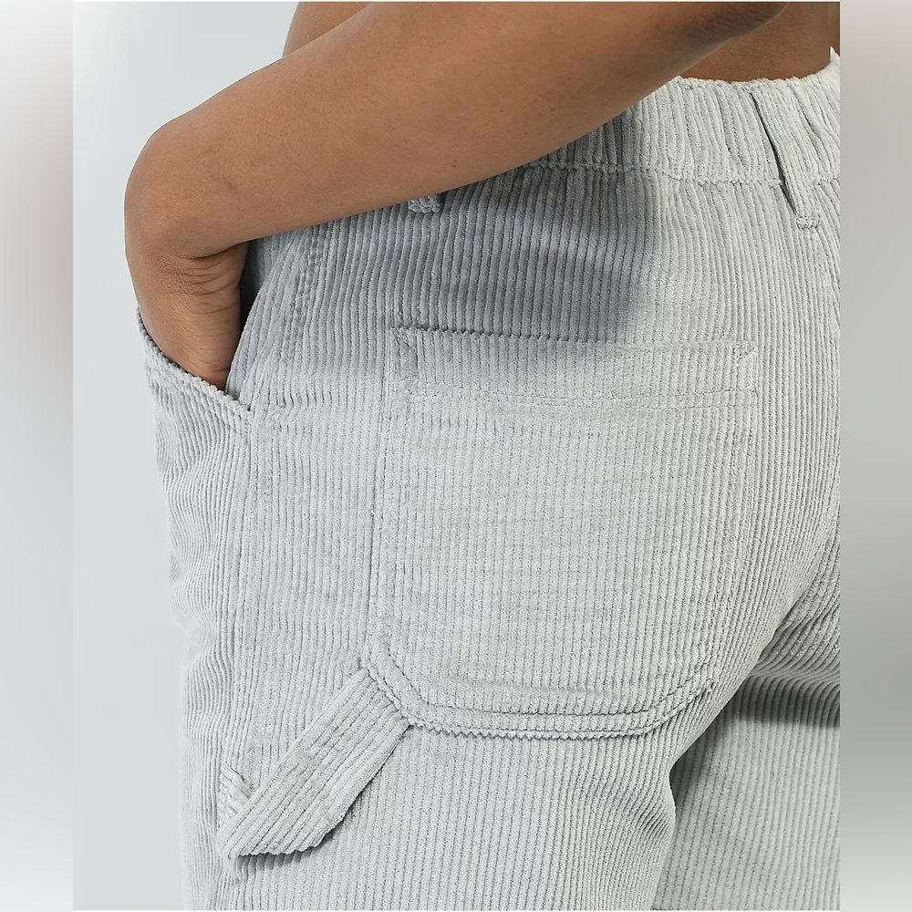 Empyre Shorts Women Large Gray Laurel Corduroy Carpenters Skate S